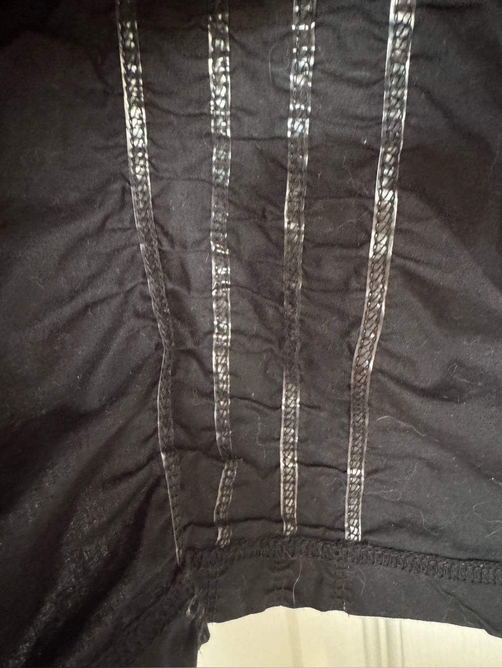 Wearables by XCVI The Trace Ruched Skirt Black Size L - Picture 6 of 12